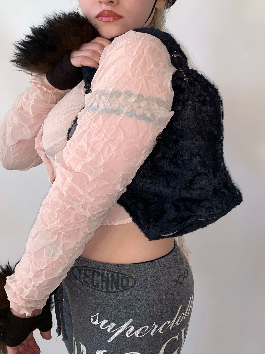 Jane Marple Irregular Plush Bodice Bag product image