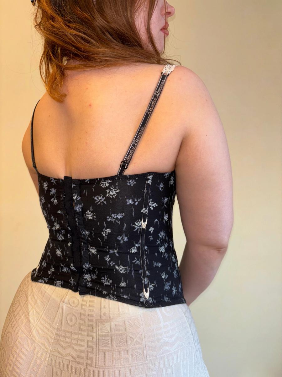 Vintage Chantal Thomass Floral Bustier product image