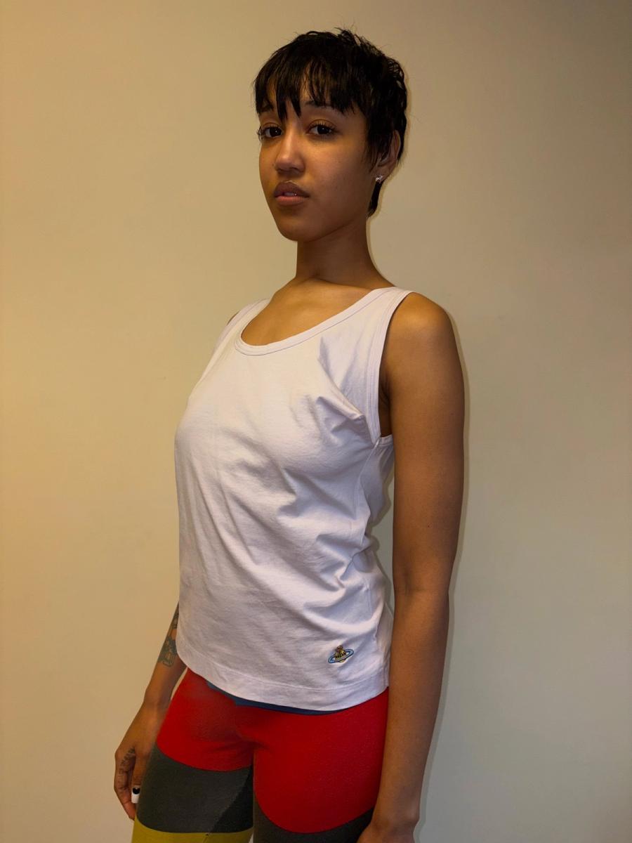 Vivienne Westwood Lavender Pointy Boob Tank product image