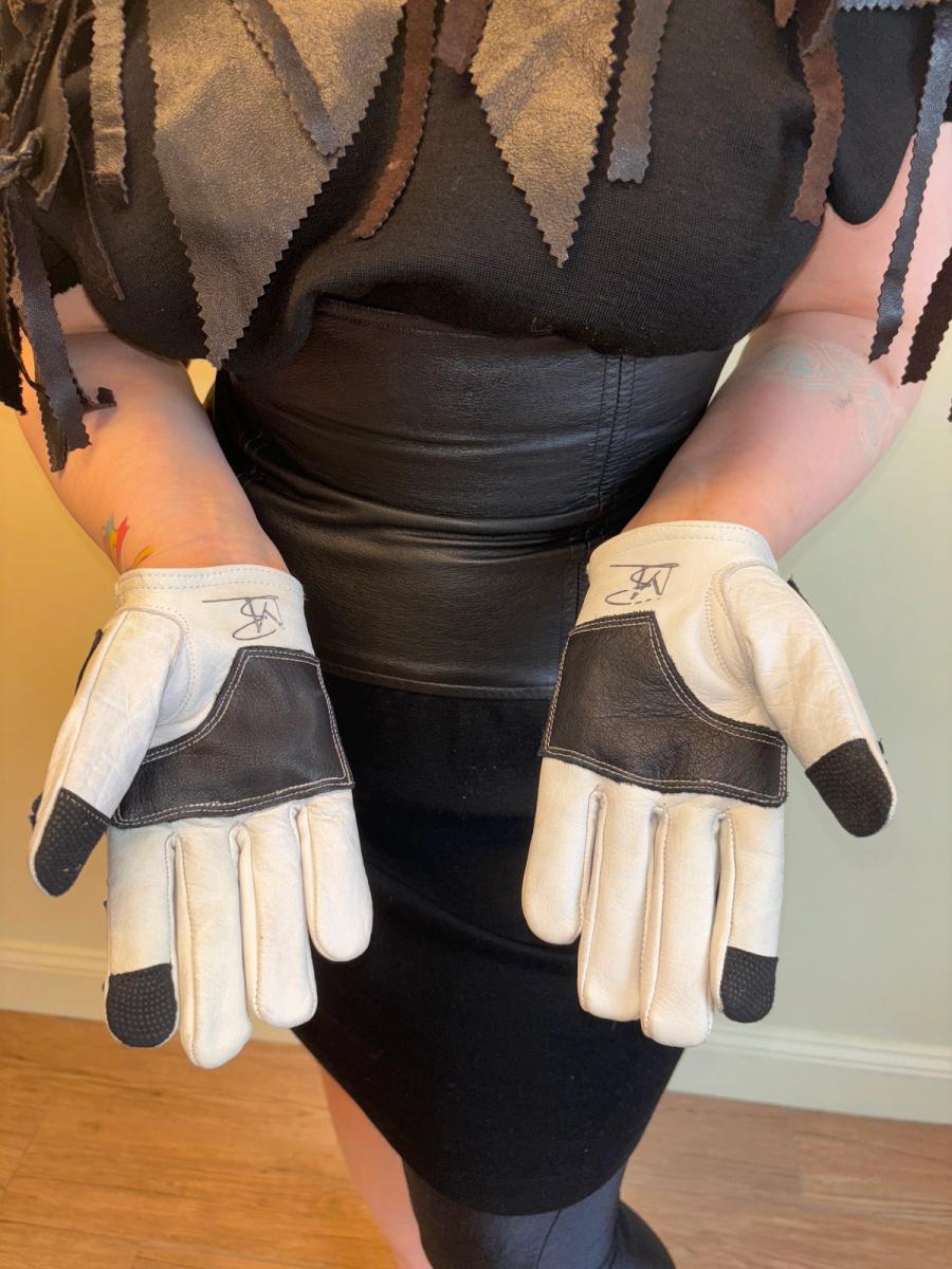 Maroon Bell Motorcycle Gloves product image