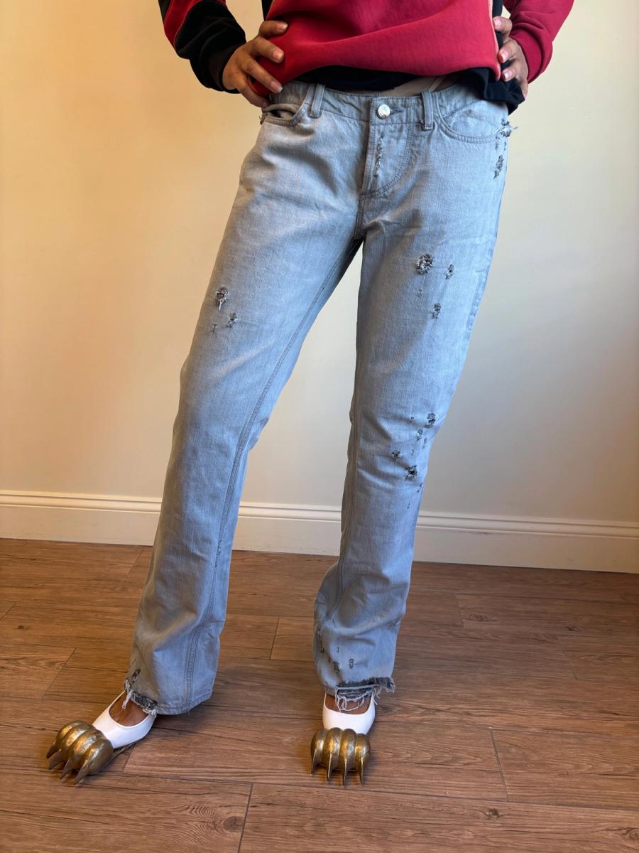 90s Vivienne Westwood Anglomania Distressed Jeans product image