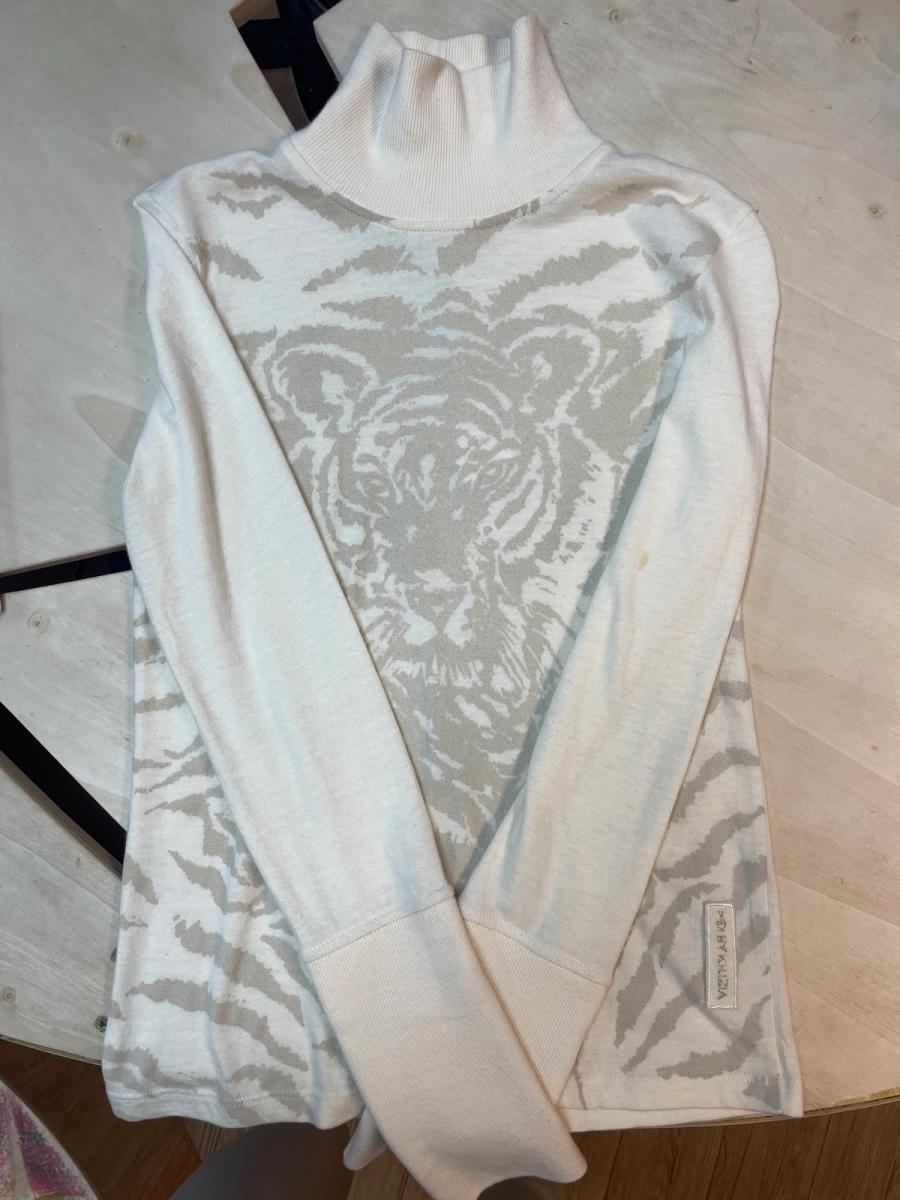 Krizia White Tiger Sweater product image
