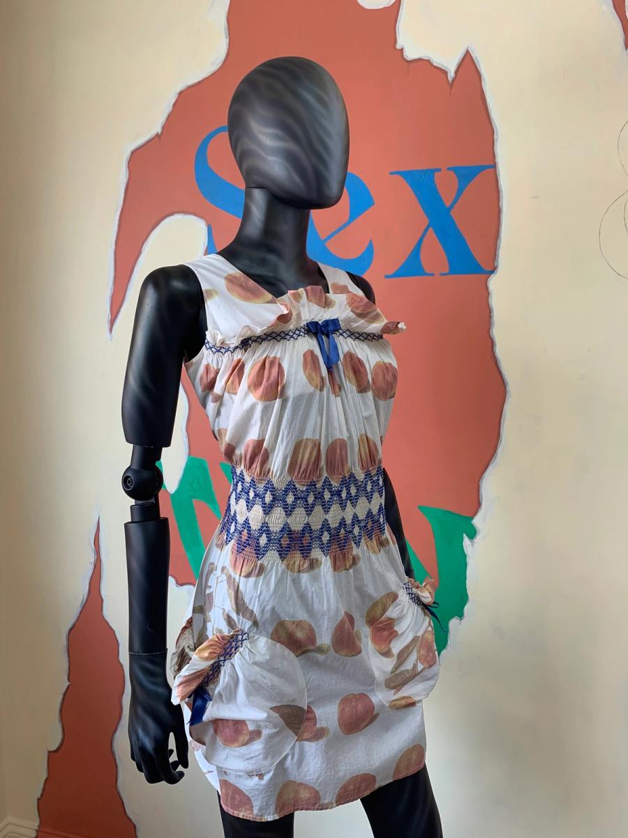 Vivienne Westwood S/S 1997 'Vive la Bagatelle' Smocked Peach Dress product image