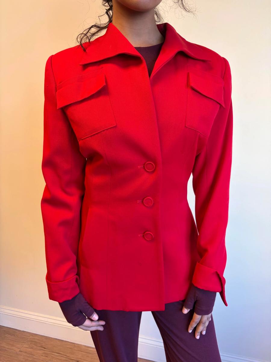 80s does 40s Norma Kamali Blazer product image