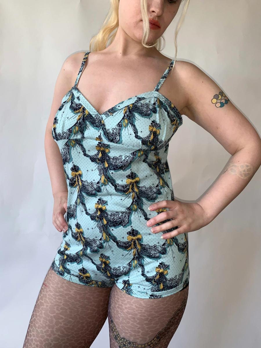 Chantal Thomass Printed Onesie Blue product image