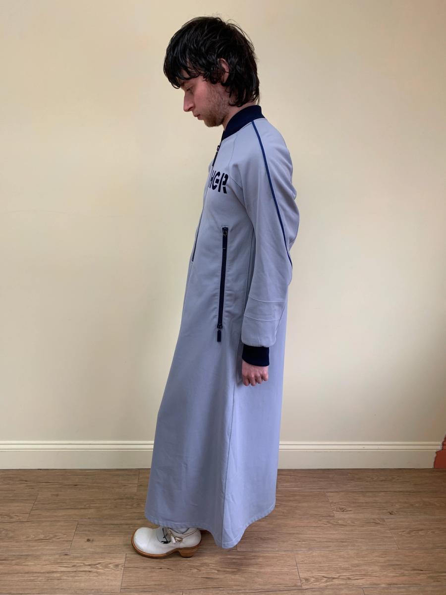 90s Heretic Goes Round Long Track Jacket Dress product image