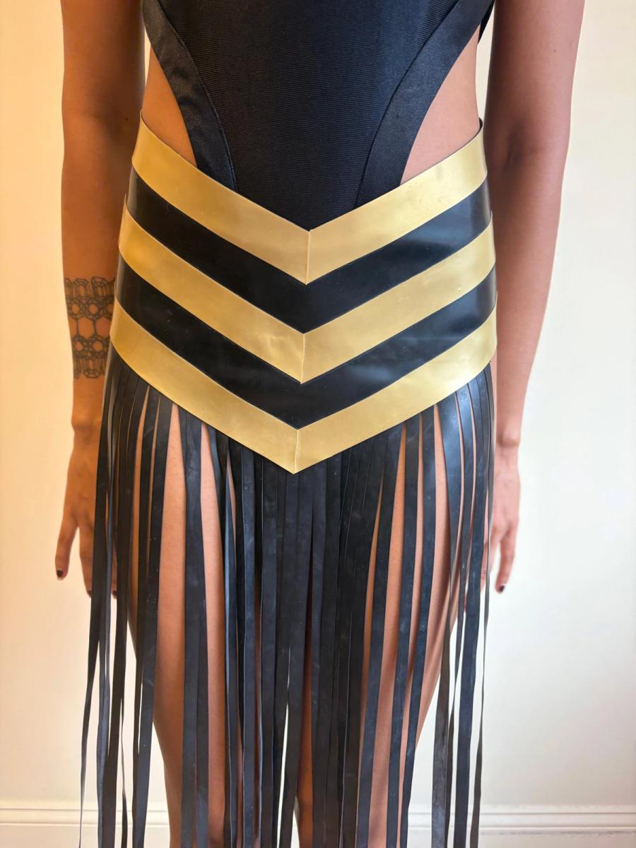 Latex Fringe Skirt product image