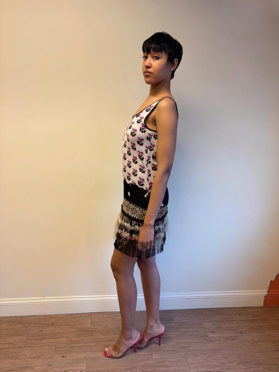 Chanel Knit Dress with Feathers product image