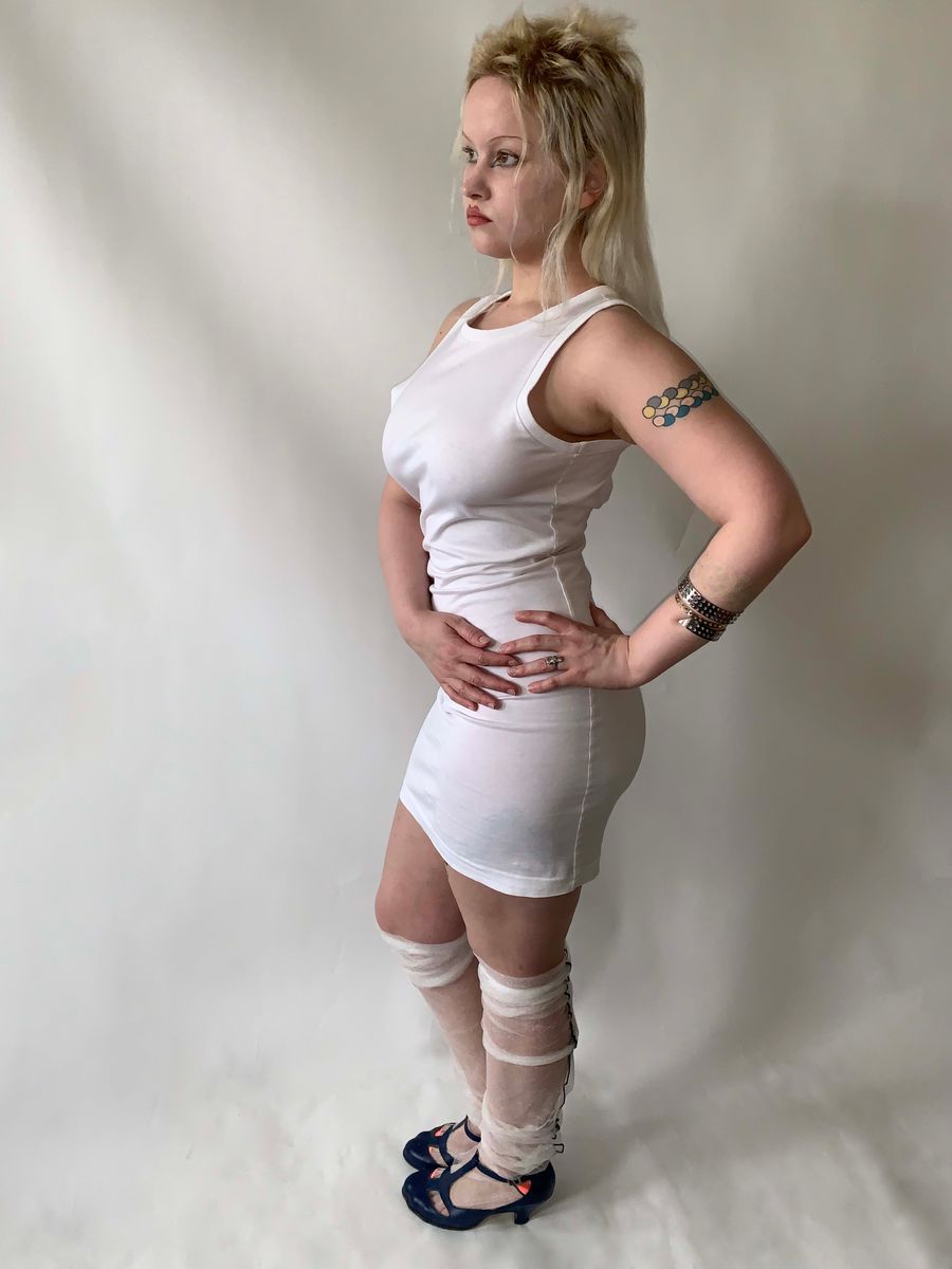 Romeo Gigli Vintage Bodycon Dress w/ Cutout product image