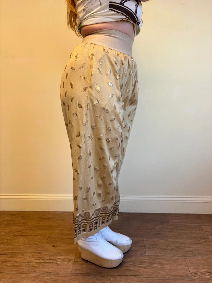 1980s Gaultier Gold Foiled Pants  product image