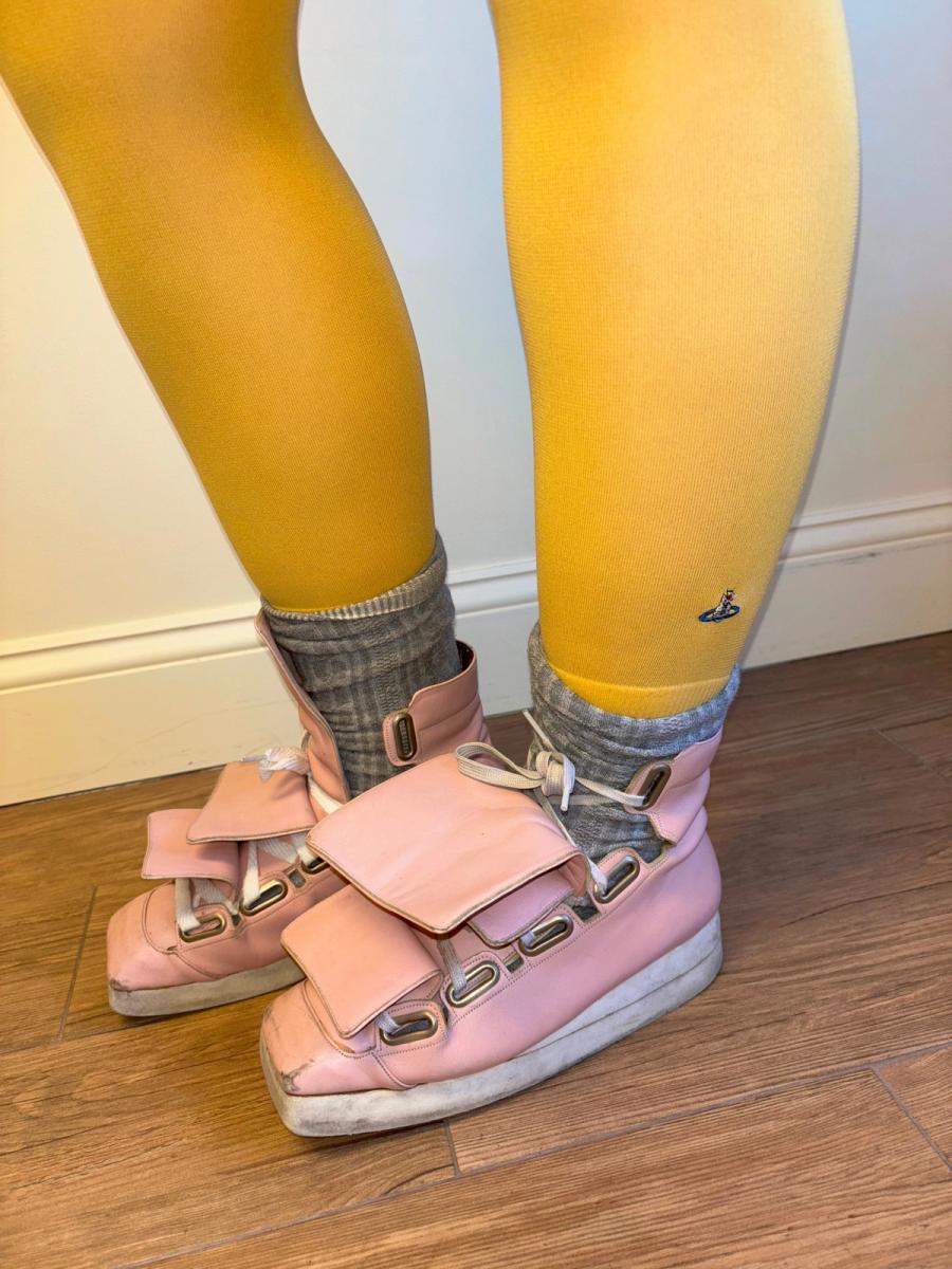 90s Vivienne Westwood Three Tongue Trainers product image