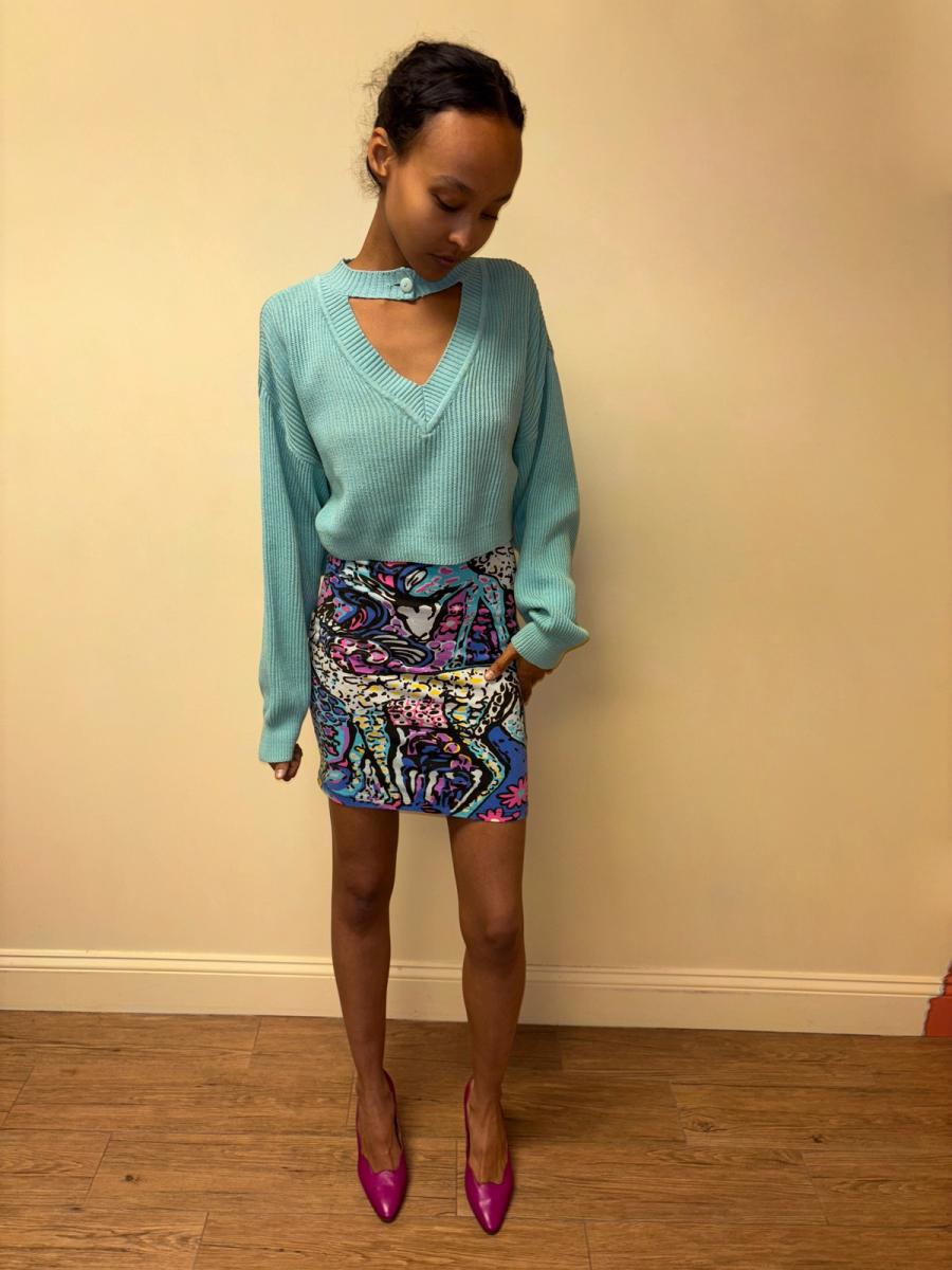 90s Lolita Lempicka Cutout Sweater product image