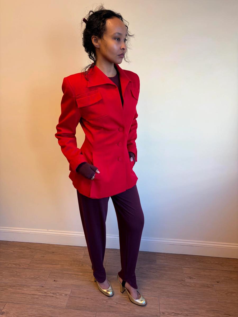 80s does 40s Norma Kamali Blazer product image