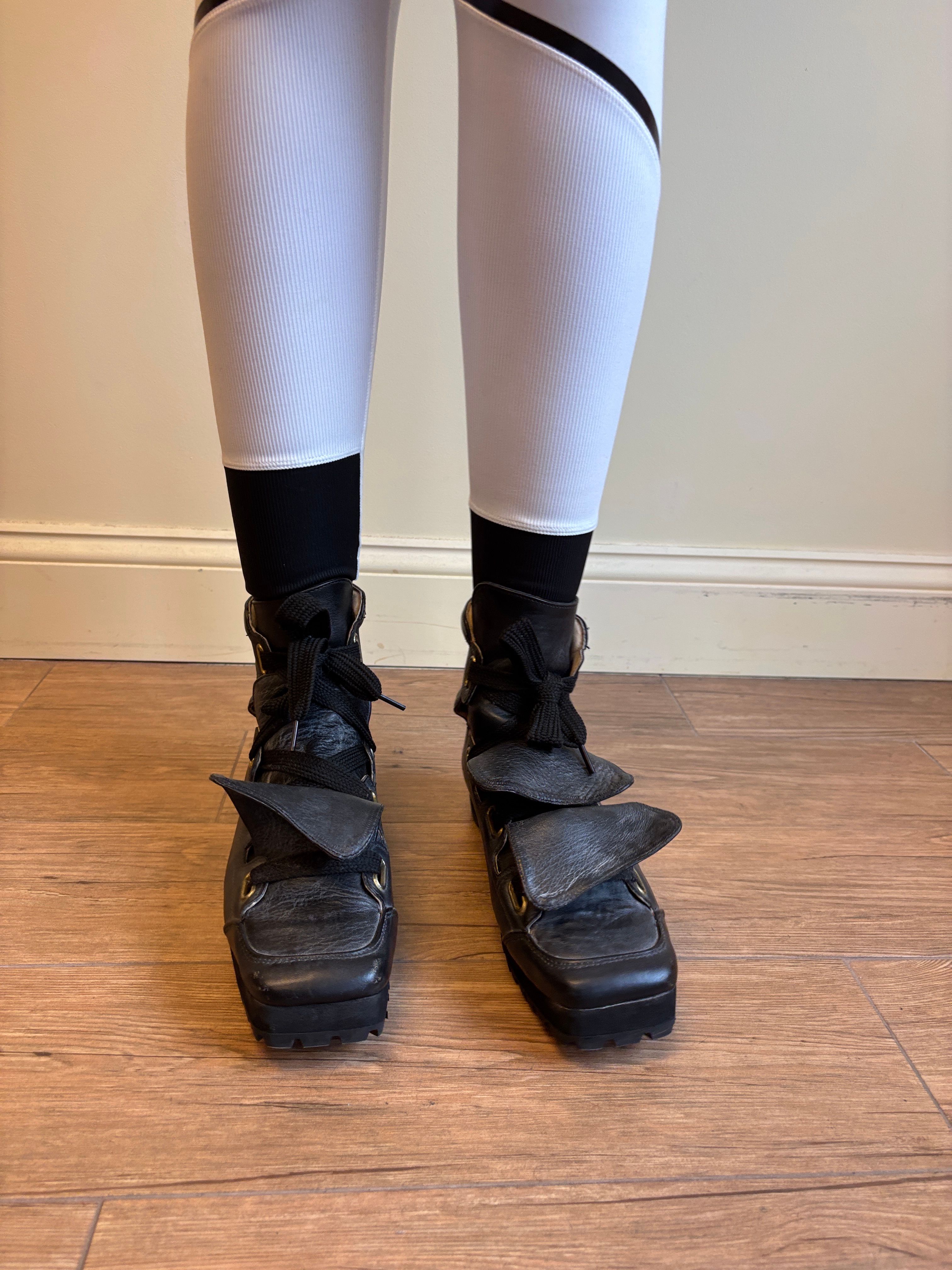 Vintage Vivienne Westwood Black Three Tongue Trainers