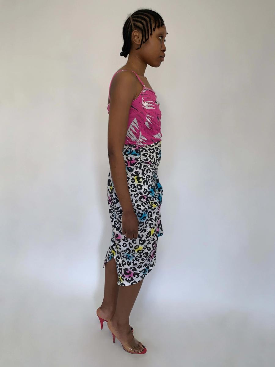 Jeremy Scott Leopard Print Skirt product image