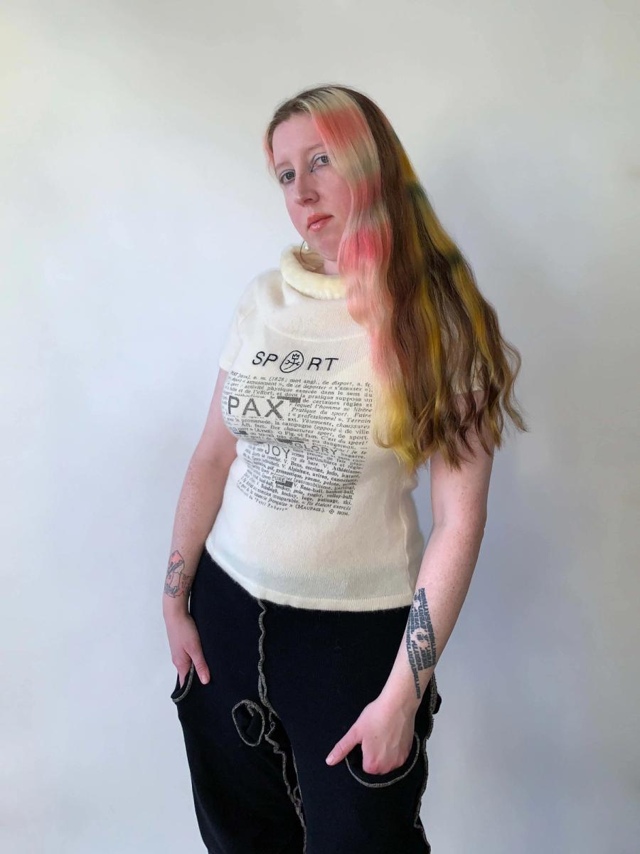 Castelbajac Fur Collar Sweater product image