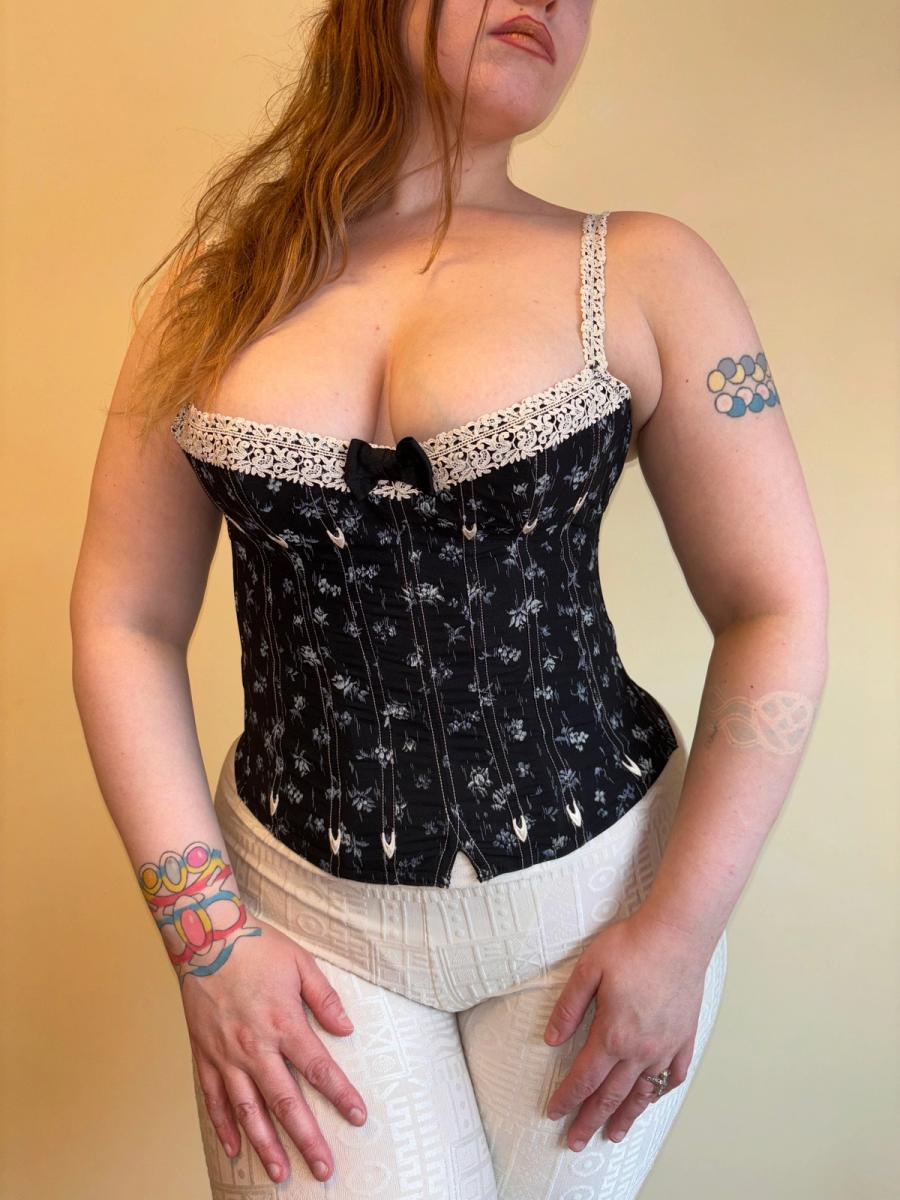 Vintage Chantal Thomass Floral Bustier product image