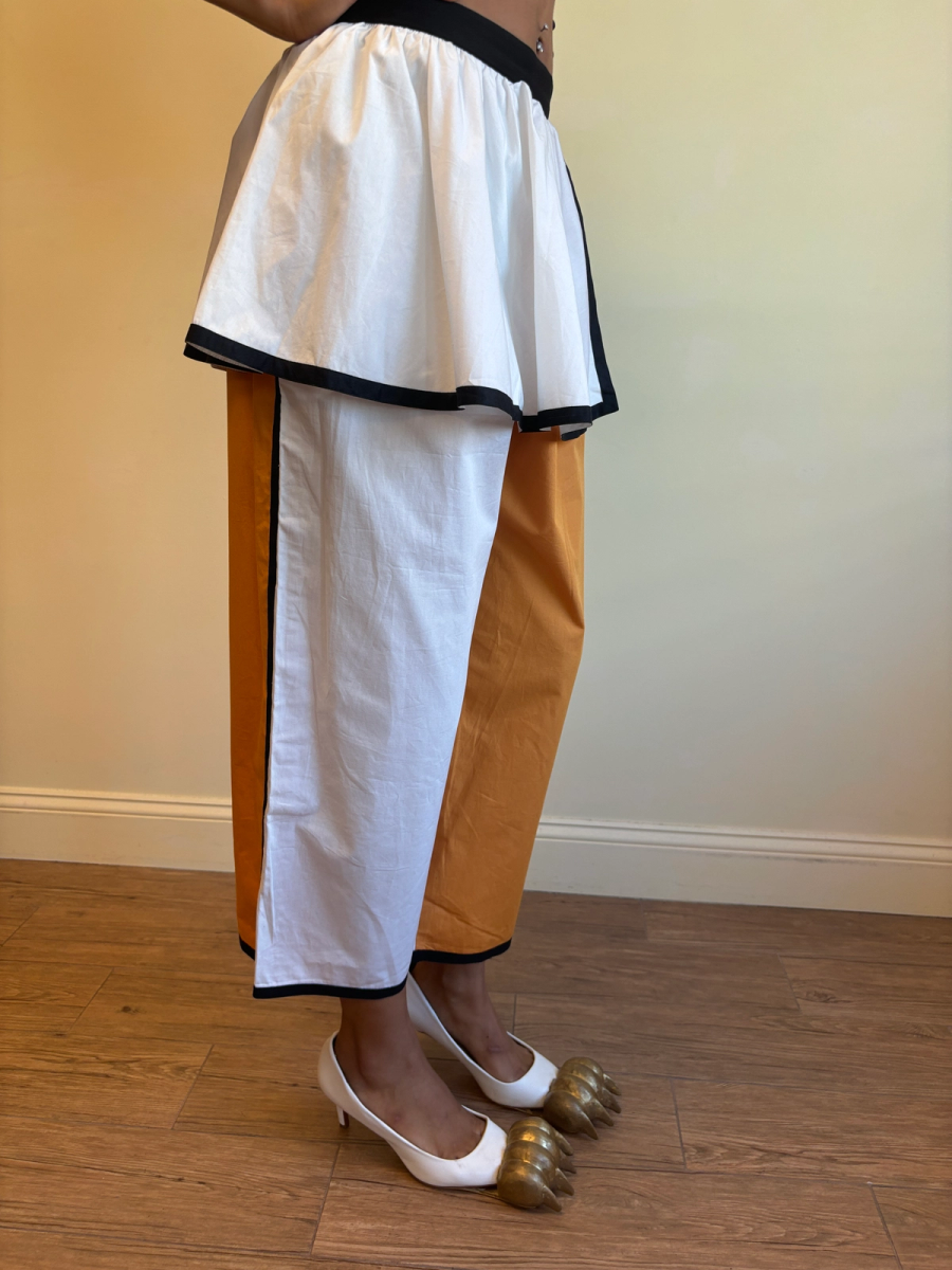 Spring/Summer 1992 Chantal Thomass Color Blocked Skirt Pants product image