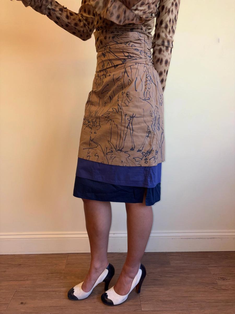 Anne-Marie Beretta Giraffe Skirt  product image