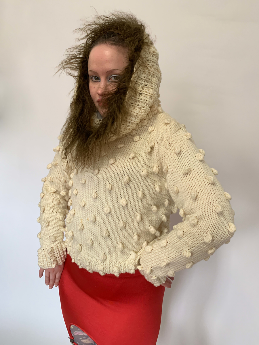 Kaneko Isao Mongolian Fur Trim Sweater product image