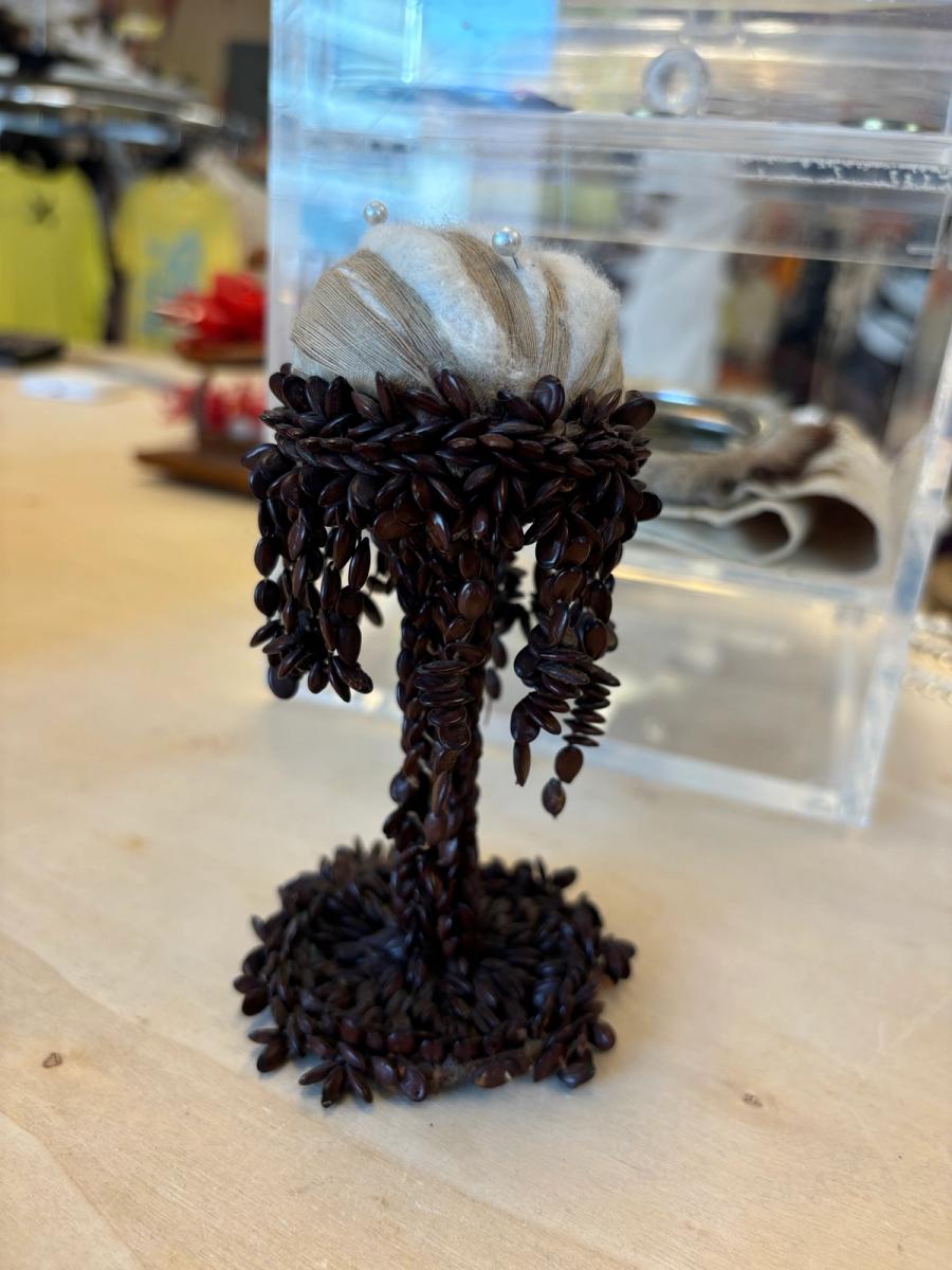 19th Century Seed Bead Pin Cushion product image