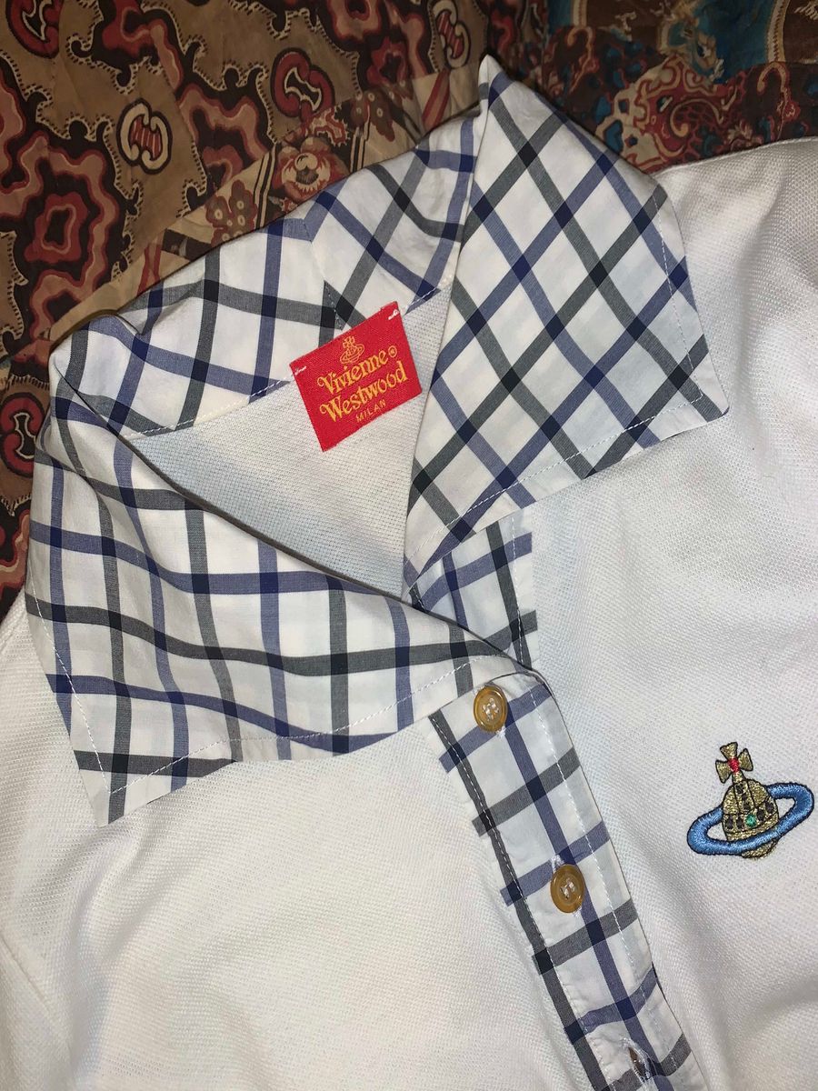 Vivienne Westwood Cotton Pique Polo T w/ Hi-Collar product image