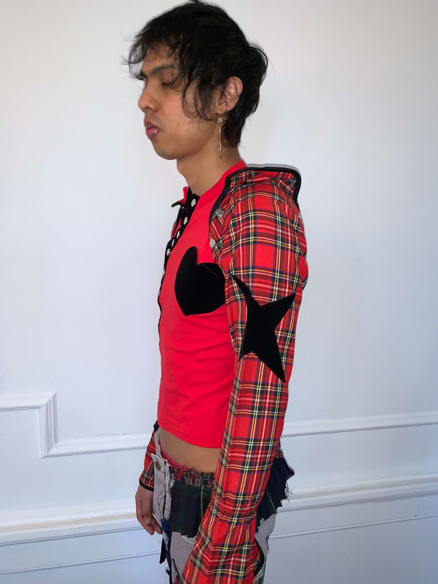 Takuya Angel Tartan Heart Top  product image