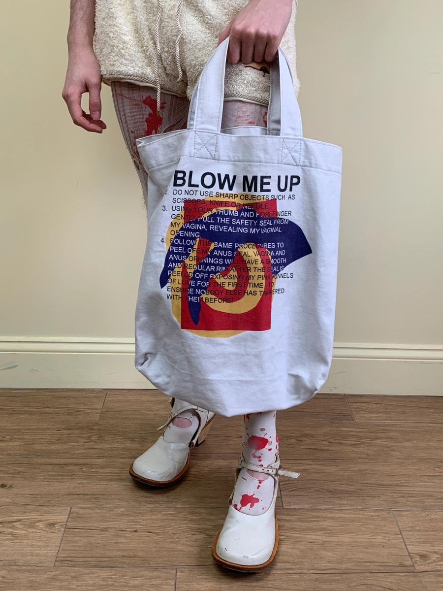 Vivienne Westwood Gold Label 2006 'Blow Me Up' / 'Propaganda' Tote 