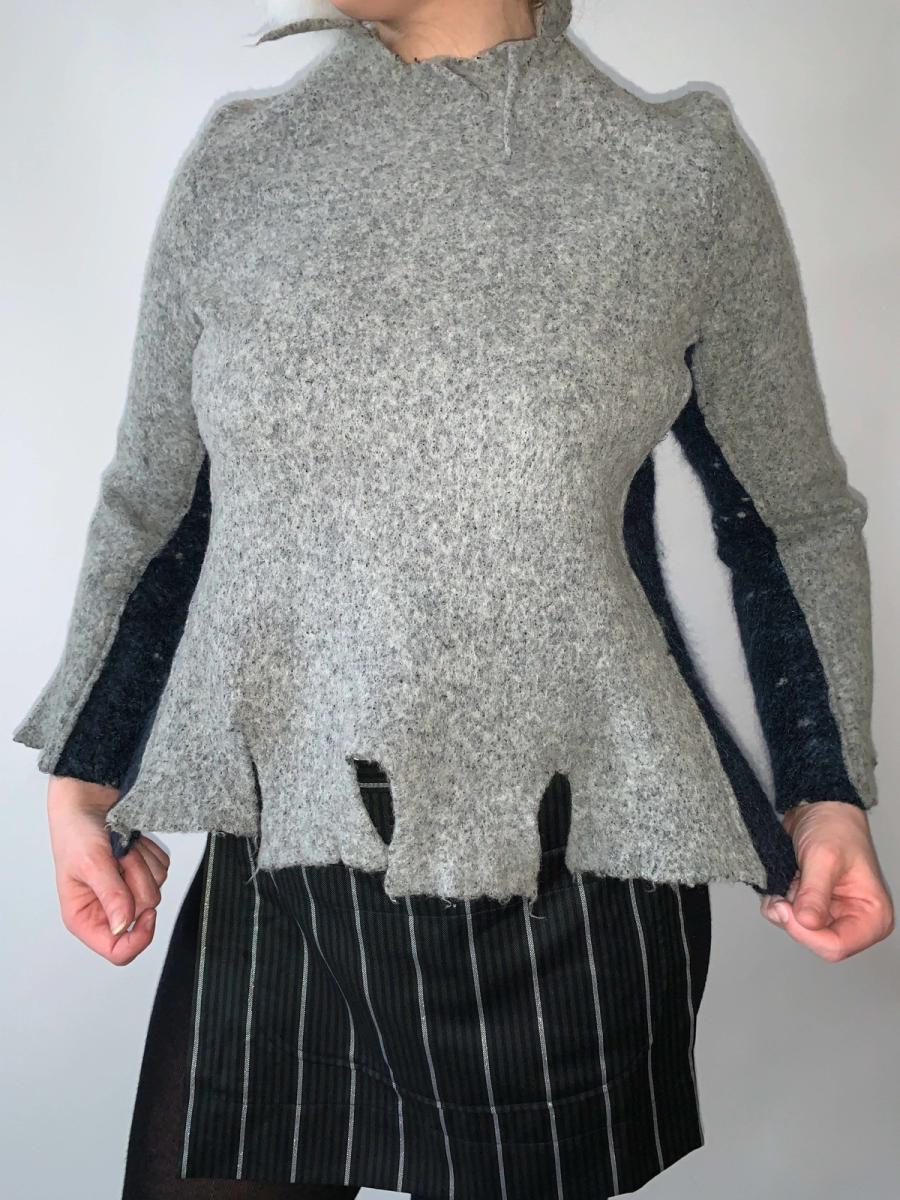 Yoshiki Hishinuma Irregular Felted Top product image