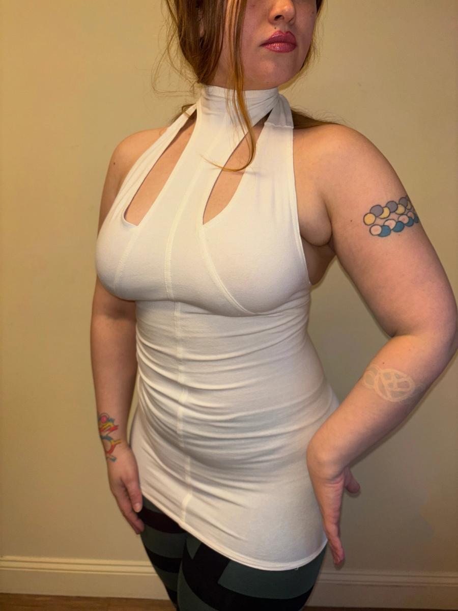 1980s Dorothée Bis Paneled Mock-neck Top product image