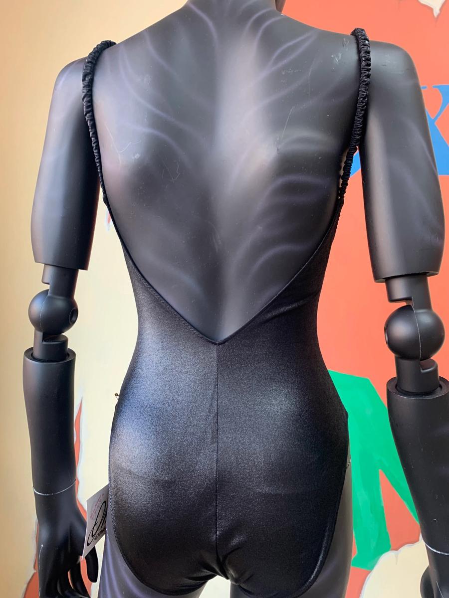 Deadstock OMO Hi-cut Bodysuit with Ruched Straps product image