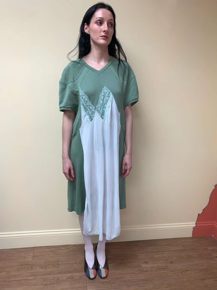 Yeah Right!! Patchwork Pink Lingerie Dress product image