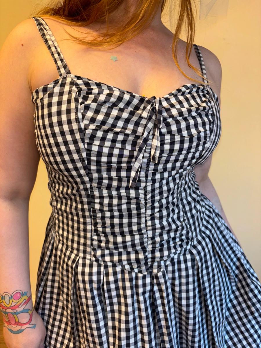 Vintage French Gingham Dress product image