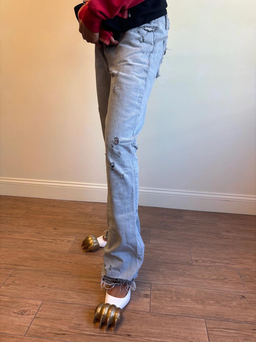 90s Vivienne Westwood Anglomania Distressed Jeans product image