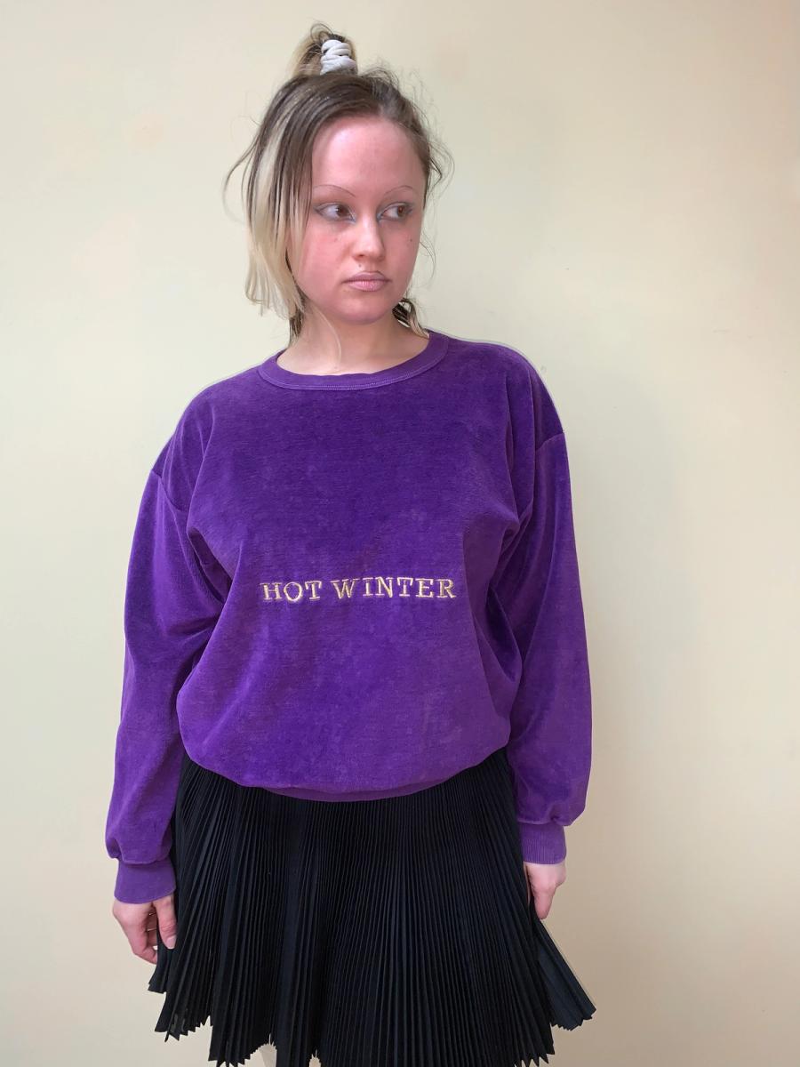 1980s Sonia Rykiel "Hot Winter" Sweatshirt product image