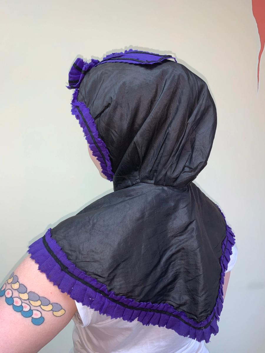 Victorian Hood with Purple Trim product image
