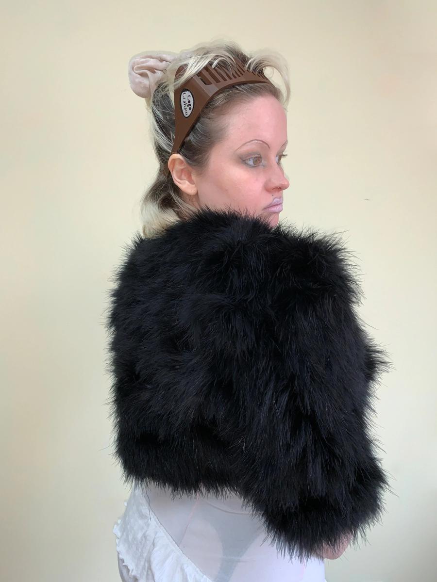 Obscure Desire of Bourgeoisie Marabou Jacket product image