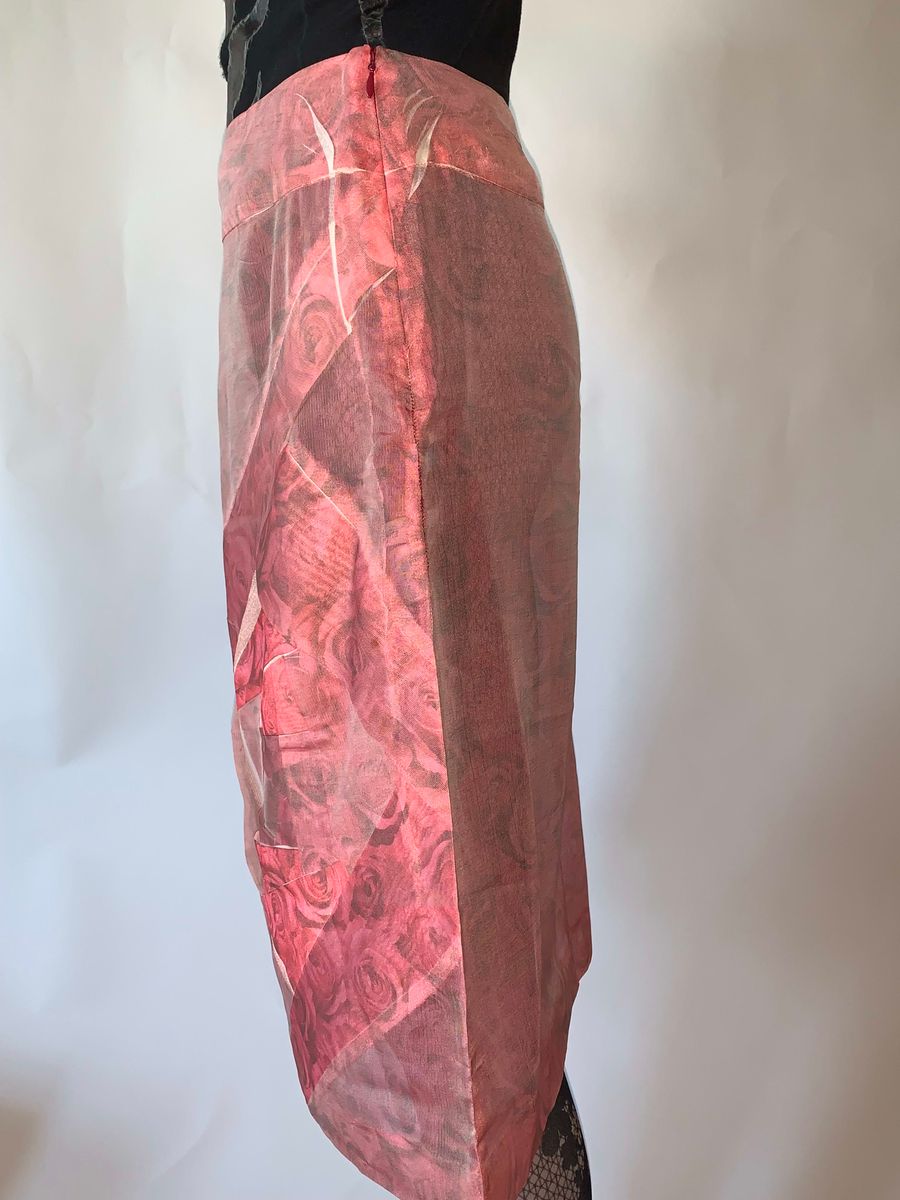 Kyoichi Fujita Pleated Sculptural Rose Skirt product image