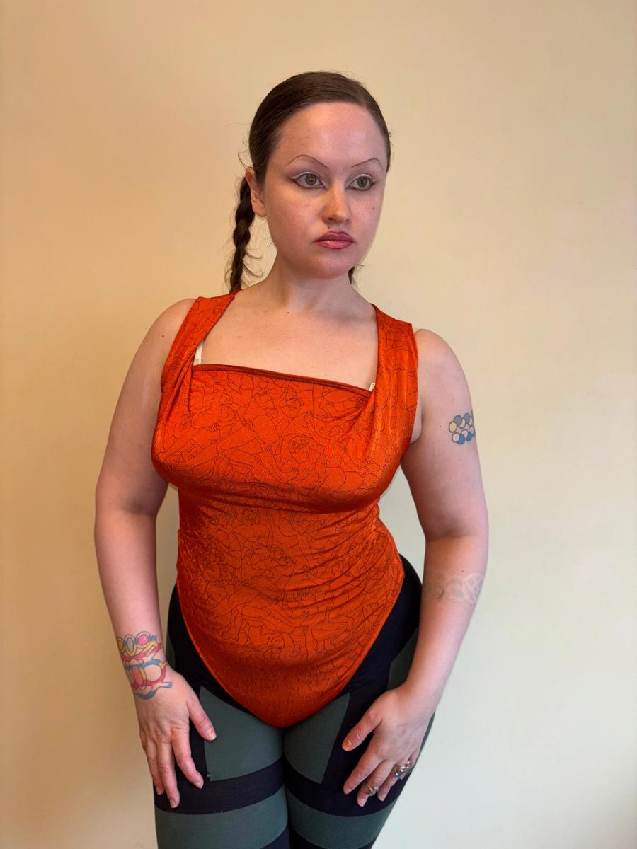 2004 Vivienne Westwood Orgy Print Leotard product image