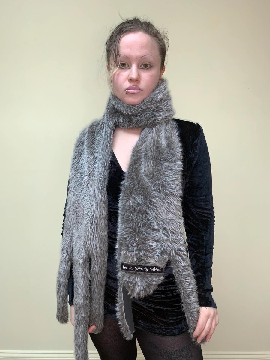 Milkboy Faux Fur "Darkness" Scarf product image