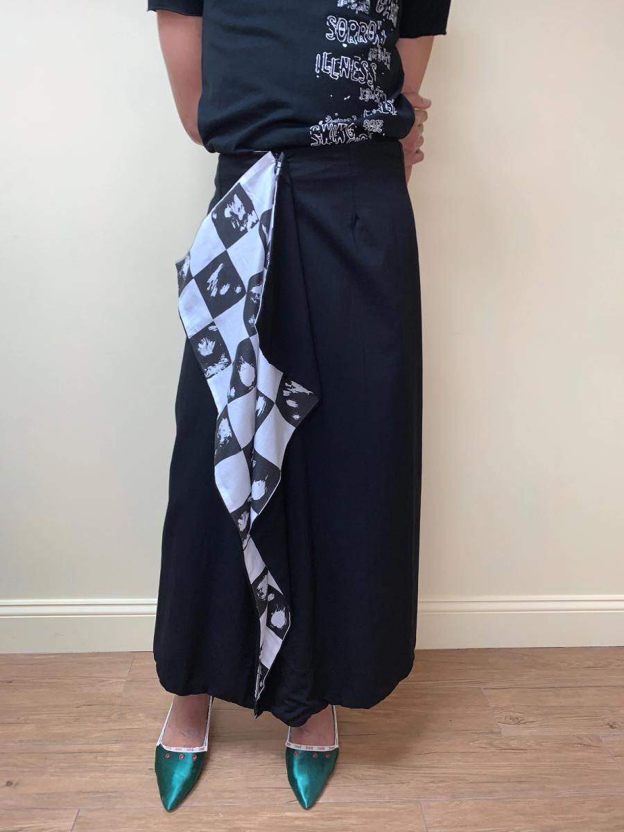 T.Kunitomo Long Black Skirt product image