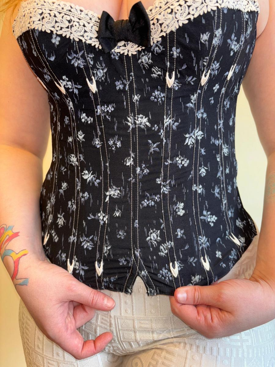 Vintage Chantal Thomass Floral Bustier product image