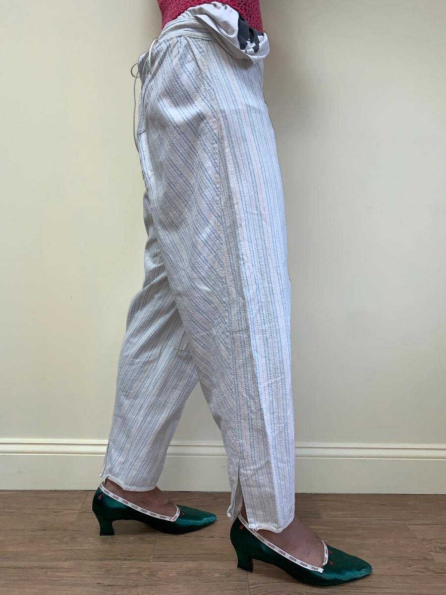 Antique Repaired Flannel Underwear From France product image