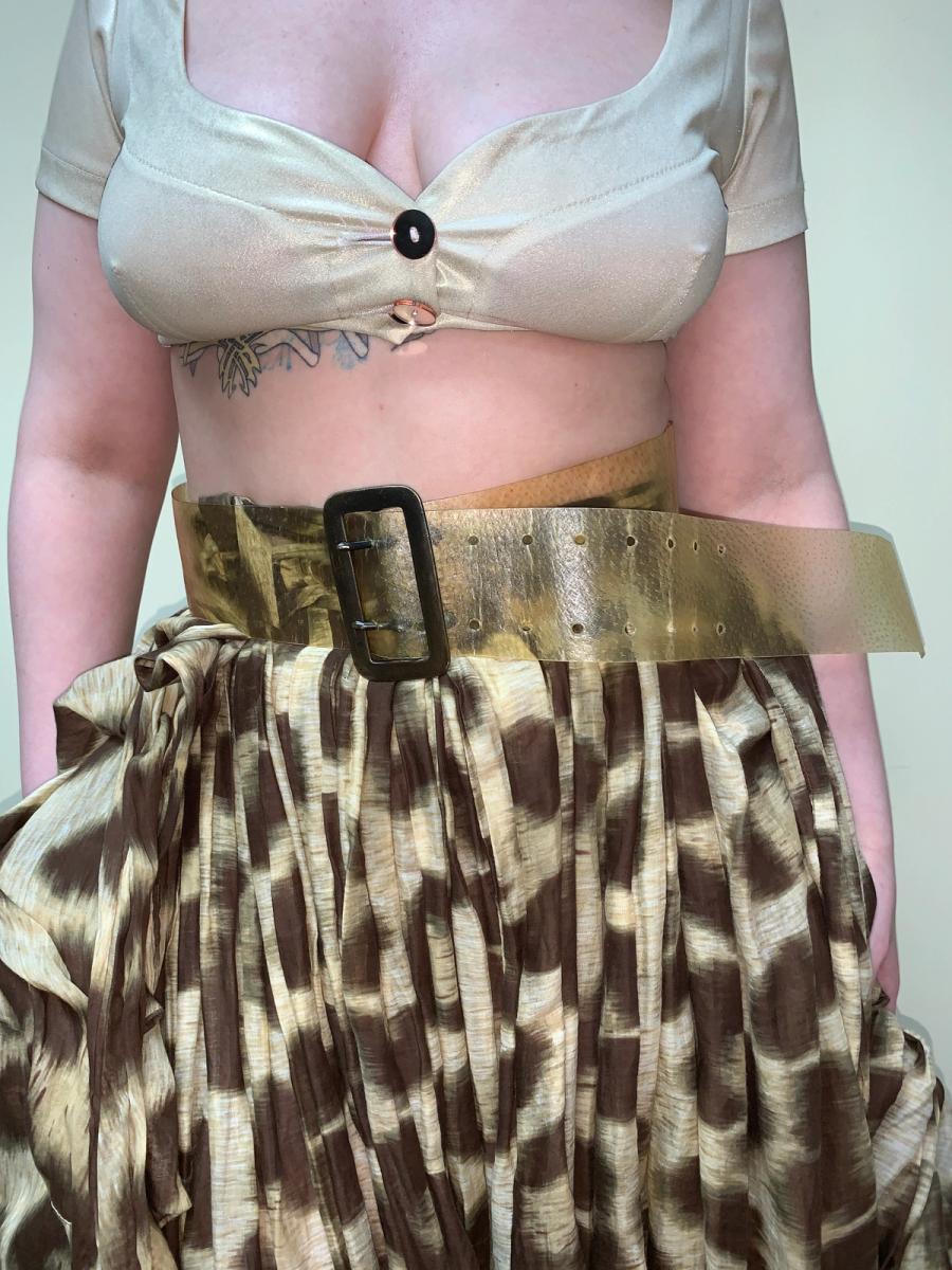 90s Beauty: Beast Clear Leather Belt product image