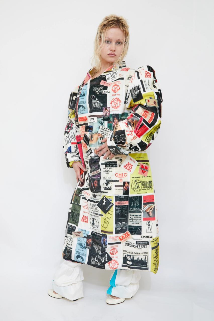Girlie Matchbook Patchwork Duster Jacket product image