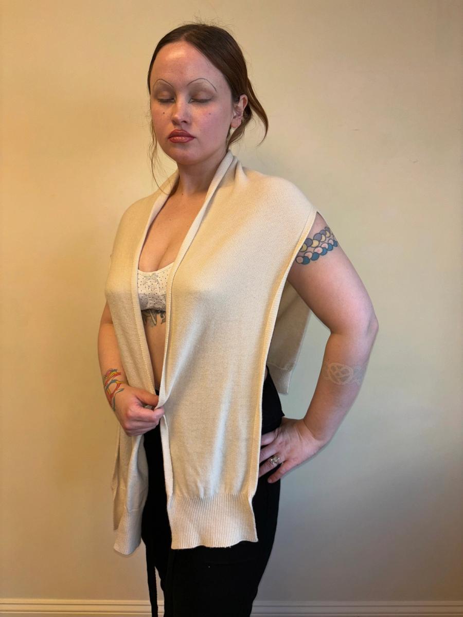 Sonia Rykiel Wrap Faux-Cardigan Shawl product image