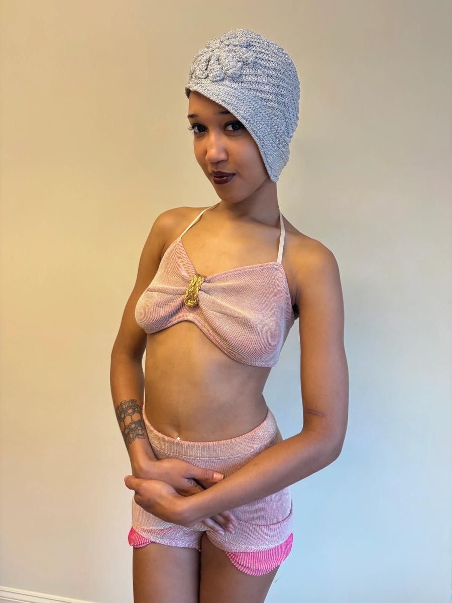 1940s "Coldfire Glo-Suit" Knit Bathing Suit  product image