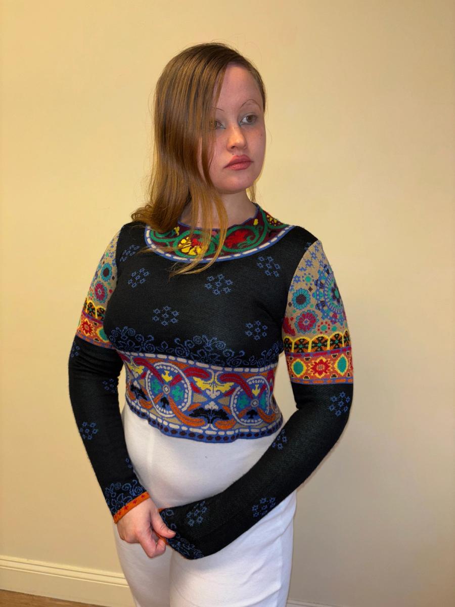 80s Kenzo Folkloric Sweater  product image