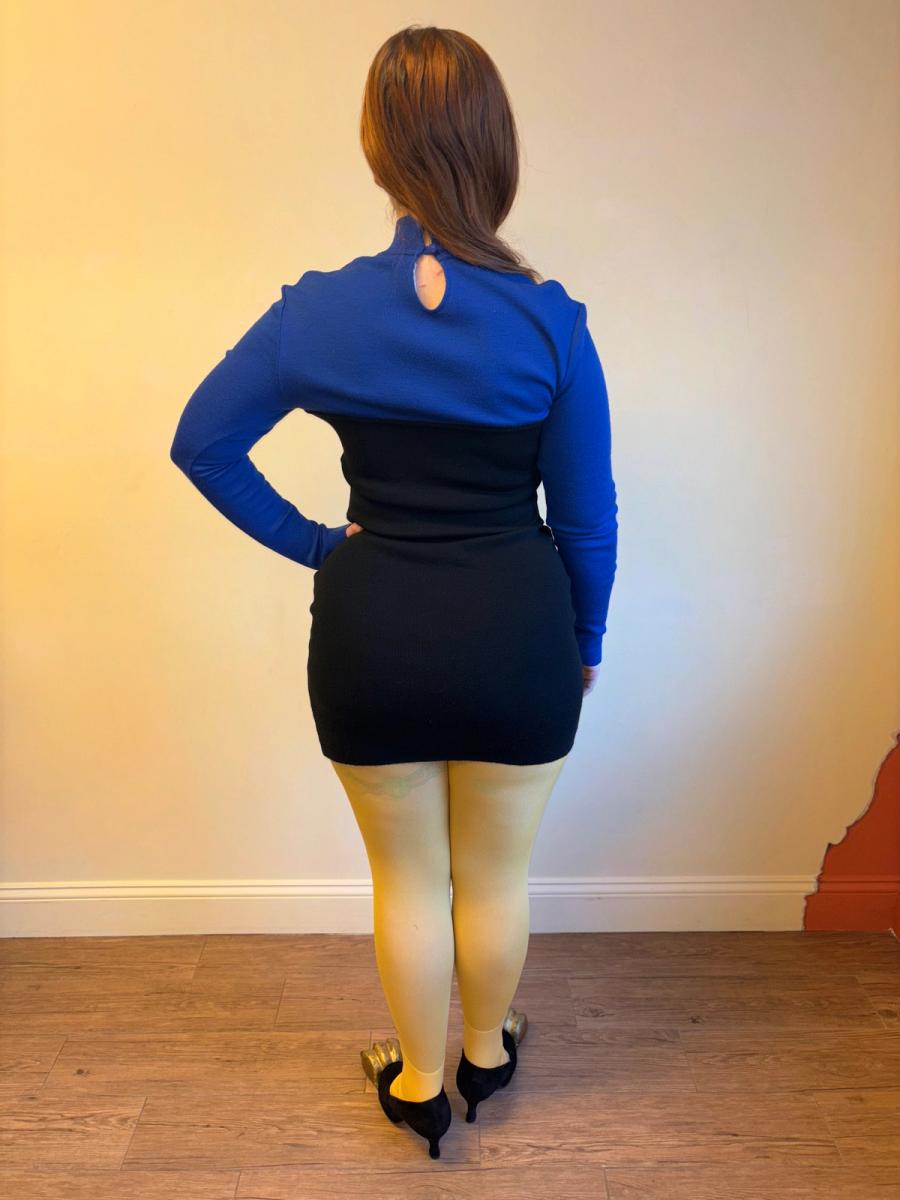 Chantal Thomass Suite Blue Sweetheart Illusion Dress  product image