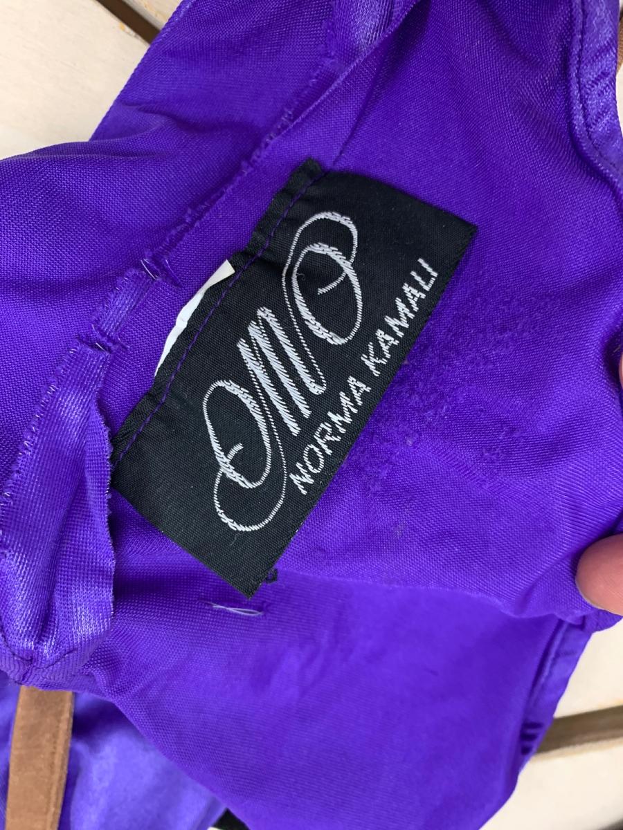 80s OMO Norma Kamali Swimsuit With Butt Cutout product image